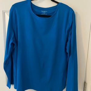 Talbots 2X long sleeve t-shirt. NWT Teal.